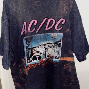 AC/DC bleach washed tee